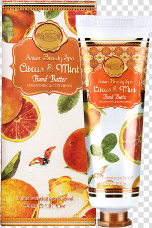 Asian Beauty Spa Citrus  amp  Mint Hand Butter  HD Png Download