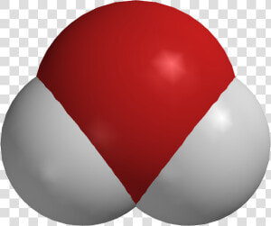 Transparent Molecules Png   Water Molecule Space Filling Model  Png Download