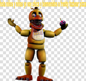  unwithered Unwithered Chica  fnaf  scoot Cawnton   Full Body Fnaf 2 Withered Chica  HD Png Download
