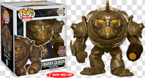 The Elder Scrolls Online   Dwarven Colossus Funko Pop  HD Png Download