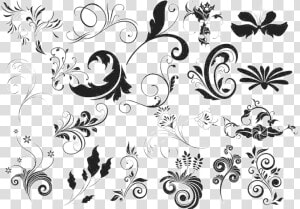 Ornament Clipart Dxf Eps By Rwd Transparent Png   Svg Flourishes Designs  Png Download