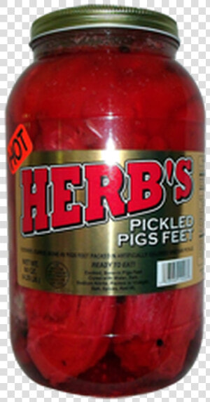 Herb S Pickled Pigs Feet  HD Png Download