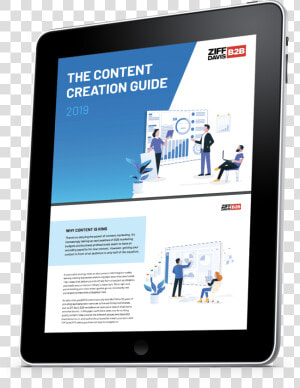 Content Creation Guide Tablet Thumb The Content Creation   Tablet Computer  HD Png Download