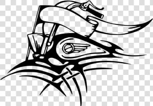 Motorcycle Gas Tank   Biker Tribal  HD Png Download