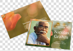 Loving Memory Card Template Preview   Senior Citizen  HD Png Download