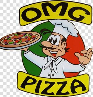 Transparent Omg Clipart   Pizza Logo Cartoon  HD Png Download