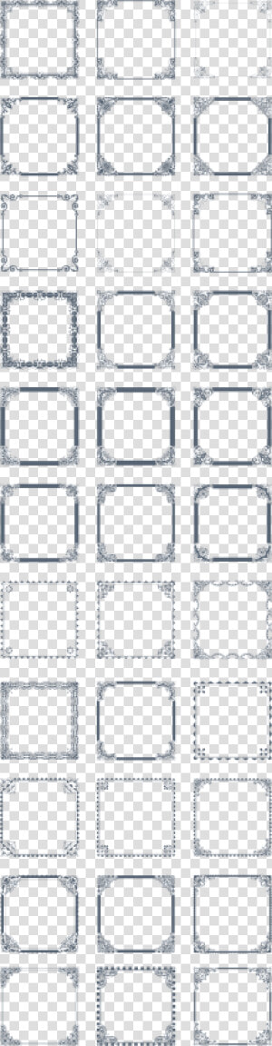 Preview All The Vintage Vector Borders  Carefully Traced   Monochrome  HD Png Download