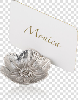 Place Marker Narcissus   Silver  HD Png Download