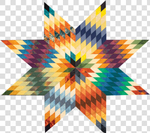 Textile Trans   Star Blanket First Nation  HD Png Download