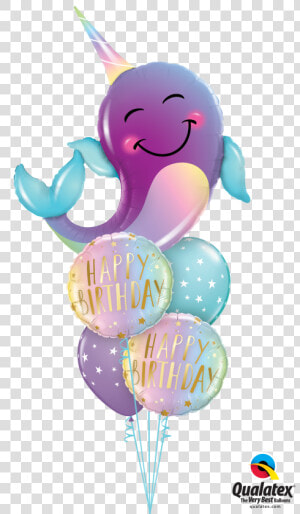 Narwhal Balloon  HD Png Download