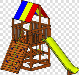 Clubhouse Design Style   Square Base With Sandbox    Playset Clipart  HD Png Download