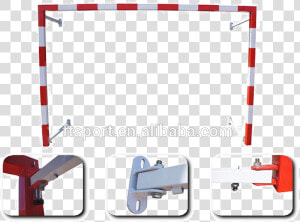 Wall Foldable Handball Goal Post  HD Png Download