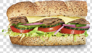 Submarine Sandwich Salmon Burger Breakfast Sandwich   แซ น วิ ช ซับเวย์  HD Png Download
