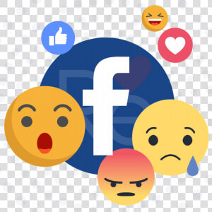 Facebook Emojis Social Media   Emoticons In Social Media  HD Png Download