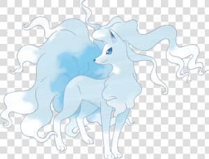 Alolan Ninetales  HD Png Download