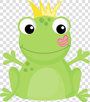 Transparent Cartoon Frog Png   Cute Frog Prince Clipart  Png Download
