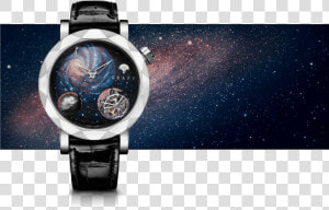 A Graff Men S Gyrograff Universe Watch With Galaxy   High Jewelry Gyro Graff  HD Png Download