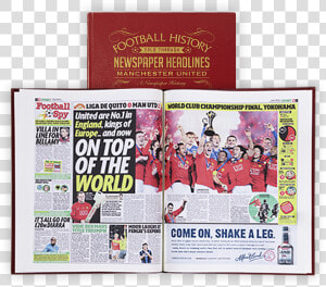 Personalised Manchester United Books   Graphic Design  HD Png Download