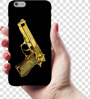 Golden Vintage Gun Cover Case For Iphone 6 6s Plus   Trigger  HD Png Download