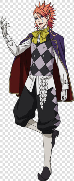 Black Butler Book Of Circus Joker  HD Png Download