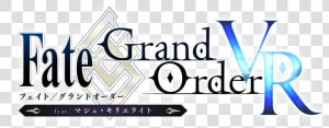 Fgo Vr Logo  HD Png Download