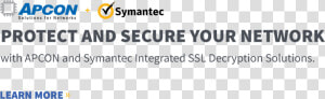 Symantec text V2   Apcon  HD Png Download