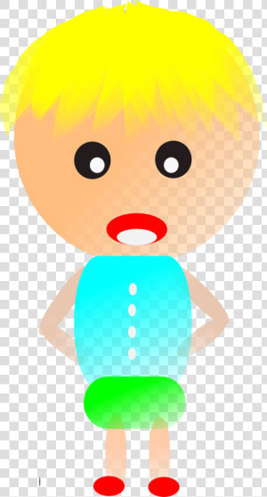 Niño Rubio Dibujo Png  Transparent Png