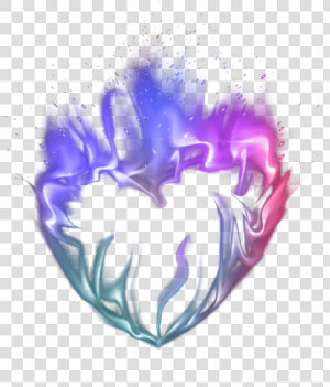 ftestickers  smoke  flames  heart  luminous  aesthetic   Heart  HD Png Download