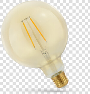 Spectrumled Filament Retro Gold E27 Globe   Incandescent Light Bulb  HD Png Download