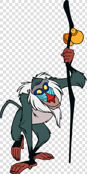 Transparent Lion King Characters Png   Rafiki Lion King Cartoon  Png Download