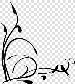 Black Birds On A Branch Svg Clip Arts   Sandblasted Patterns On Glass  HD Png Download