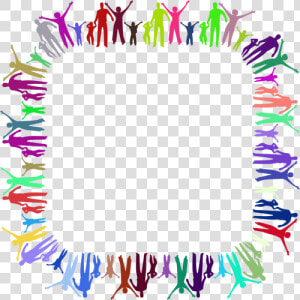 Happy Family Square Vector Image   Happy Family Family Clipart Frame  HD Png Download