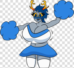 Elwurd Cheerleader   Cartoon  HD Png Download