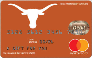 Mastercard Gift Card Fancardgift   Texas Longhorns  HD Png Download