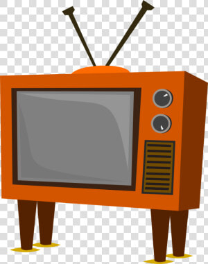 Funky Old Tv   Tv Clipart  HD Png Download