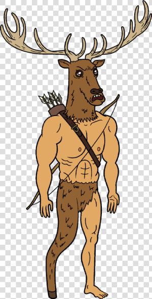 Villains Wiki   Deer Man From Regular Show  HD Png Download