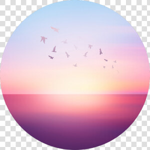 Abstract Sunset Viii   Png Circle Sunset  Transparent Png