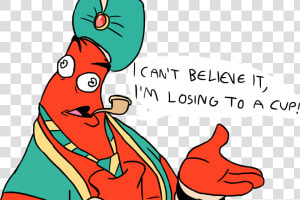 Cant Beliene It Mlosing To A Cup Genie Text Cartoon   Can T Believe It I M Losing  HD Png Download
