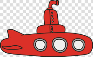 Maths Simpsons Fish And   Red Submarine Clipart  HD Png Download