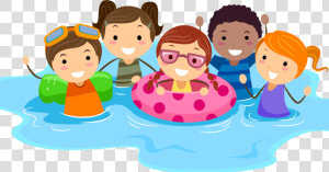 Swimming Pool Child Clip Art   Kids Swimming Clipart  HD Png Download