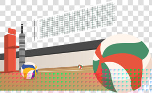 Beach Volleyball Sport Transprent   排球 場 素材  HD Png Download