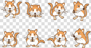 Cute Cliparts Gerbils   Cartoon  HD Png Download