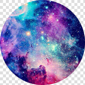  galaxy  space  circle  aesthetic  tumblr  trend   Galaxy Clipart  HD Png Download