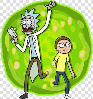 Rickandmorty Ramportal1500  HD Png Download