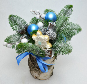 Winter Forest Flower Shop Studio Flores   Christmas Ornament  HD Png Download