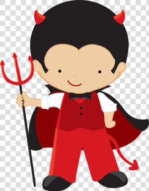 Kids Halloween Png   Halloween Devil Clipart  Transparent Png