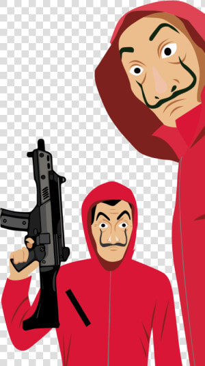 La Casa De Papel Png  Transparent Png