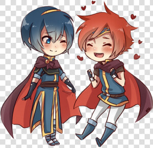 Fire Emblem Roy And Marth  HD Png Download
