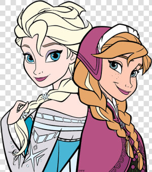 Anna And Elsa Clipart   Elsa And Anna Frozen Clipart  HD Png Download