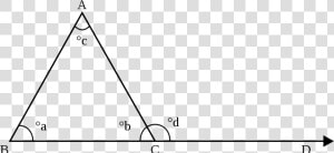 Exterior Angle Theorem  HD Png Download